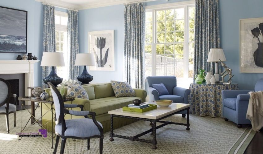 Blend Curtains With The Color of Walls and Furniture