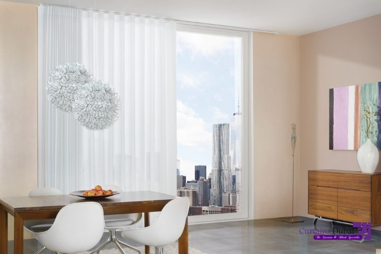 Dinning Room Electric Curtains in Dubai