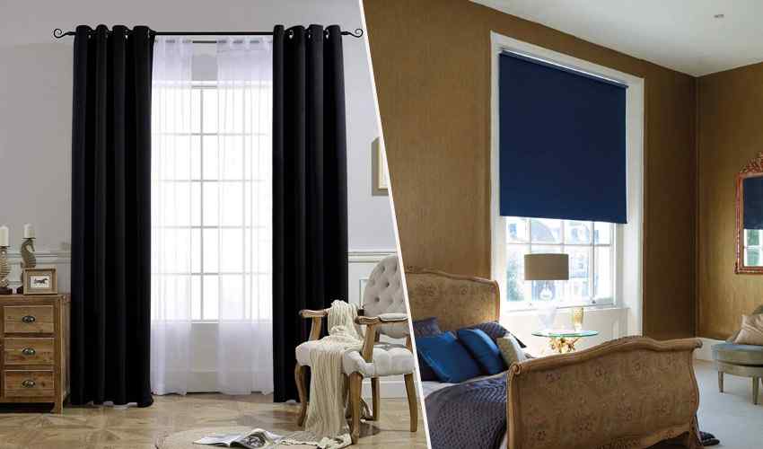 Blackout Curtains or Blackout Blinds