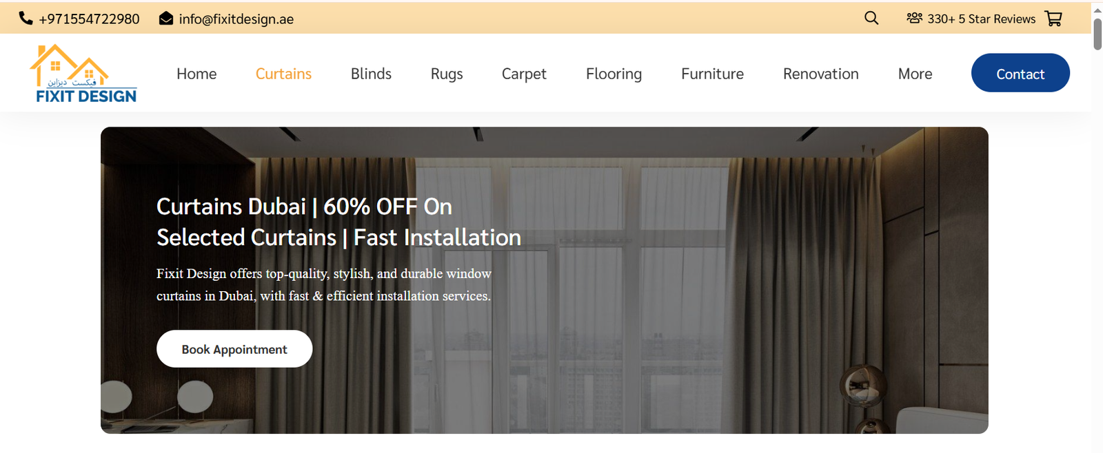Best Places To Buy Curtains For Your Home In Dubai? 2 Fixit Design
