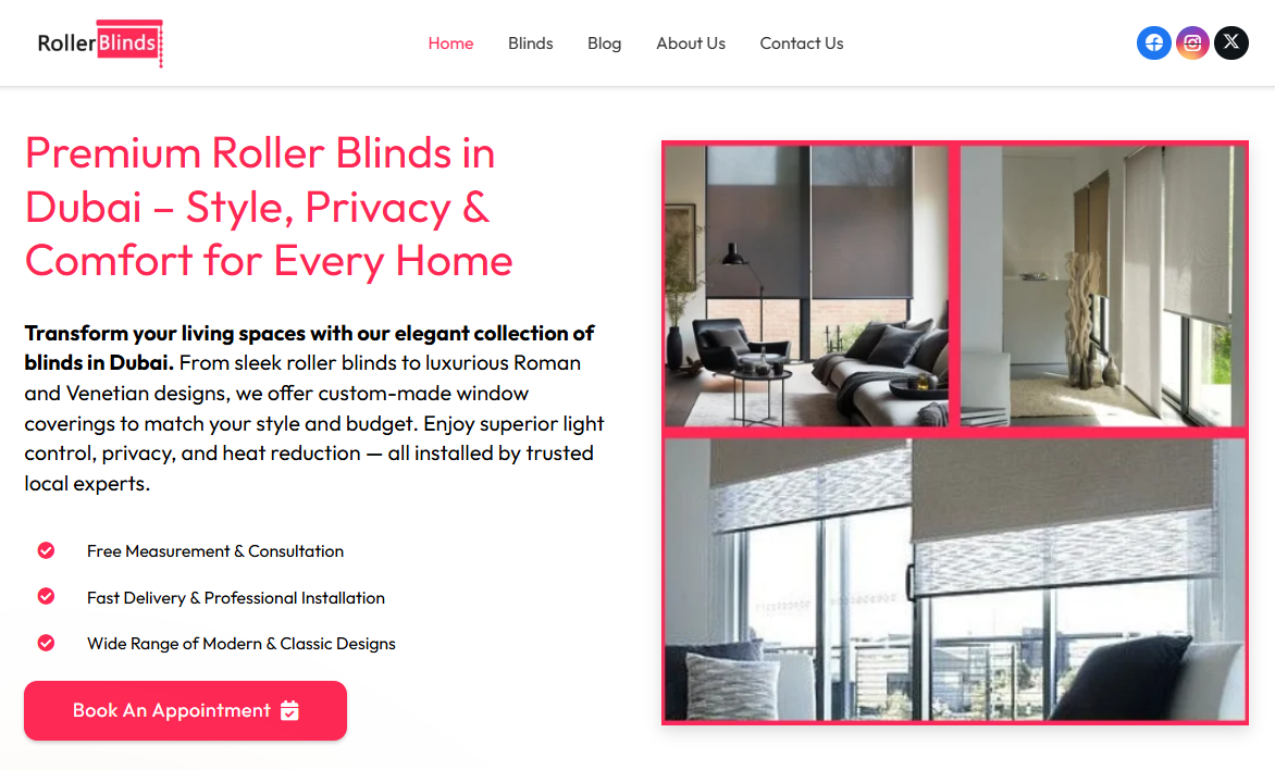 The Best Blackout Curtain Shops 2026 2 Blinds Dubai