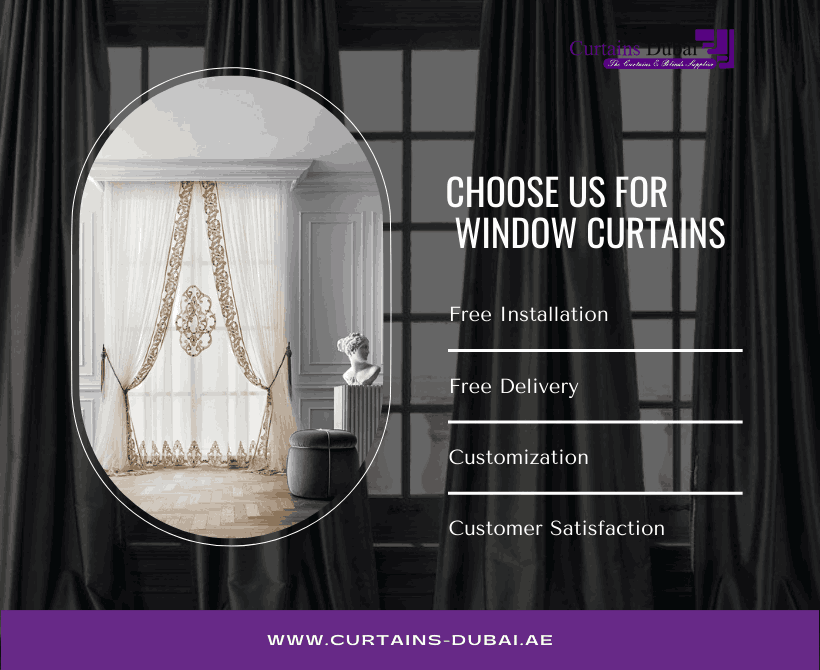 Choose our best curtains in Dubai