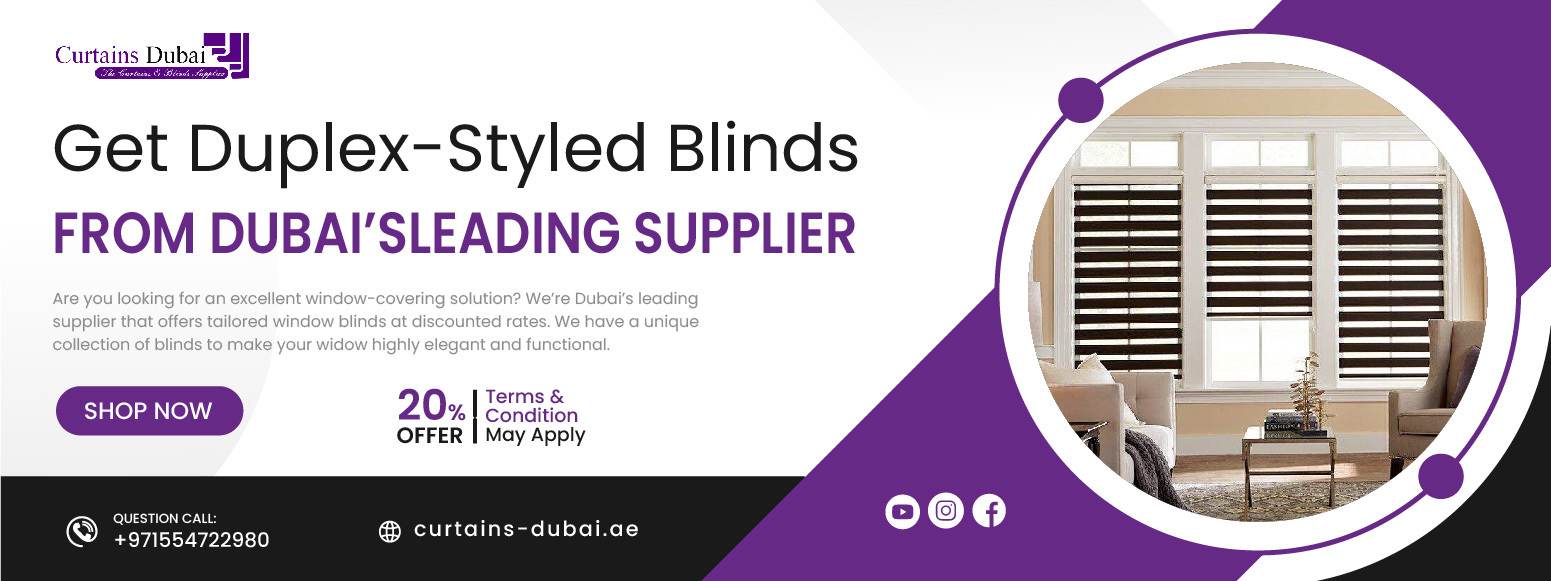 Duplex Blinds Sale Banner