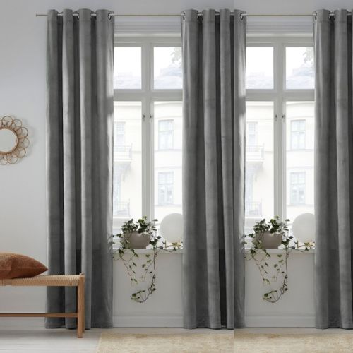 Panel Grey Velvet