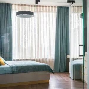 Bedroom Silk Curtains