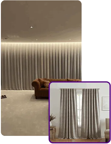 Elegant Velvet Curtains Dubai