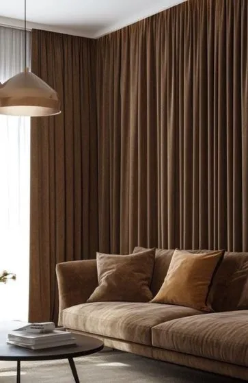Living Room Velvet Curtains