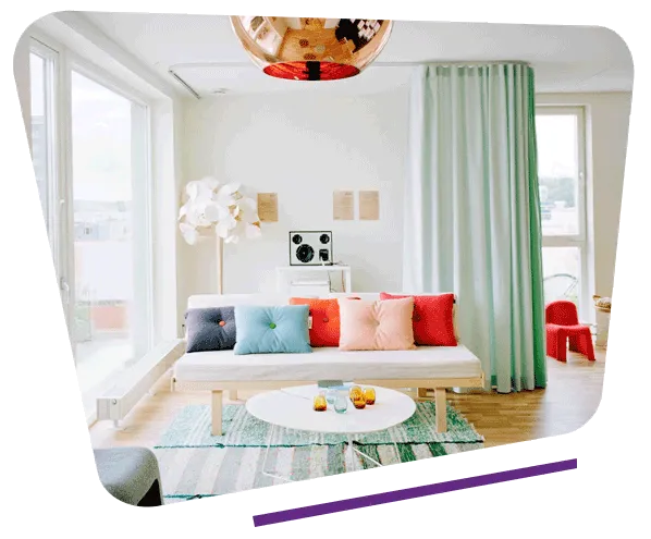 Minimalist Cotton Drapes Dubai