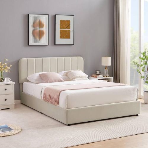 Bed With Cushions