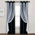 Grommet Black Curtains