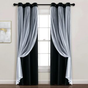 Grommet Black Curtains