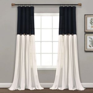 Linen Black Curtains