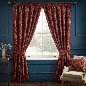 Paoletti Burgundy Curtains