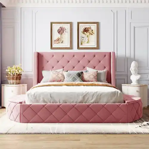 Pink Custom Made Bed