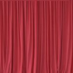 Red Velvet Backdrop Curtain
