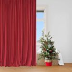 Red Velvet Backdrop Curtain