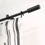 Briljant panel holder, for 11,13 mm rod, black, 2-pack
