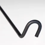 Briljant panel holder, for 11,13 mm rod, black, 2-pack