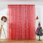 1PCS Christmas Snowflake Curtain Tulle Window Treatment Voile Drape ValanceFeature: 100% brand new and high quality. Style: Modern Pattern: Solid. Material: High quality Voile Curtain (washable) Size (W x L): 80cm x 200cm Washing Care: Machine Wash in cold water, gentle cycle, do not bleach, tumble dry. Filter the daylight softly and billow pleasantly where you can enjoy reading and sipping coffee next to them. Own this elegant and romantic curtain, your house will be more beautiful and cozy; Stylish and have a unique design. Soft voile drapes invite light into room while provide interior privacy at the same time; Create a pretty and modern addition for your home decoration; Good gifts for your parents, friends and colleagues; Selected material, strong, long-lasting and less likely to rip or tear, exquisite workmanship; Smooth, soft and comfortable, suitable for homePackage Content: 1pcs Window Curtain（ only curtains）Note: Curtain can be used as a door curtain, window curtain or a background for a shop window display. Item color displayed in photos may be showing slightly different on your computer monitor since monitors are not calibrated same. hope understanding Christmas Sheer Curtains For Living Room Snowflake Christmas Kitchen Sheer Curtains Christmas Decorations Red White Sheer Curtains For Bedroom Window Drapes