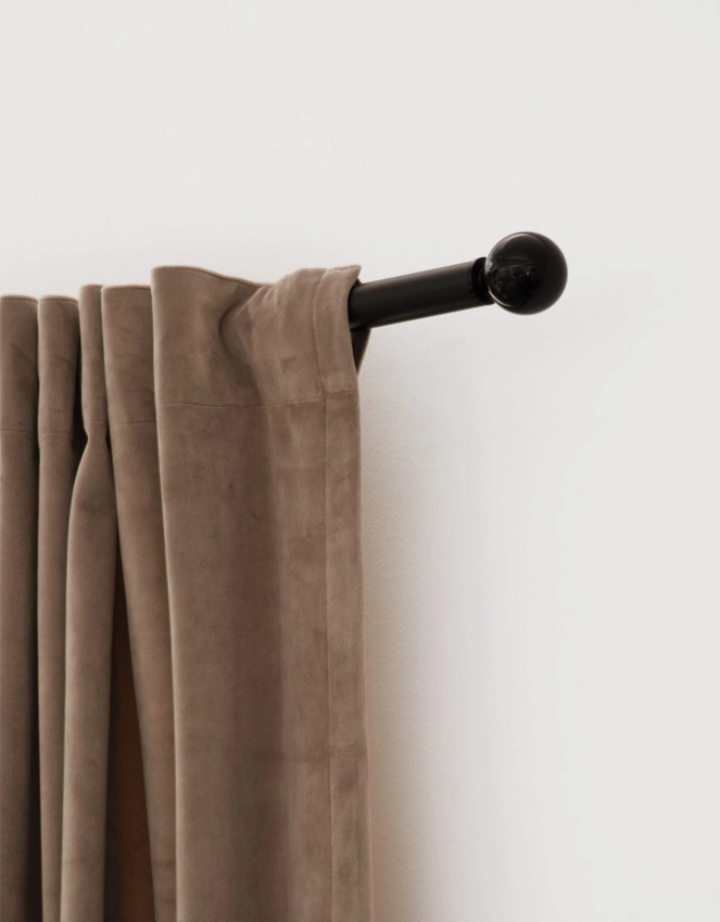 Klara Black Finial 5 Klara finial, several sizes, black
