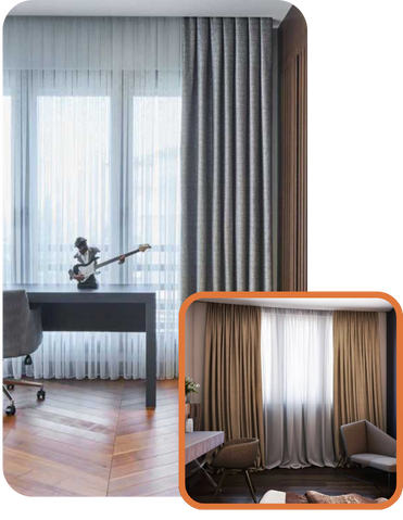 Motorized curtains imaage