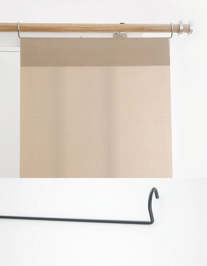Panel holder for 16-28 mm curtain rod