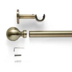 Curtain Rods – Ashton Fixed Metal Ball Finial