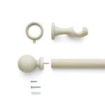 Curtain Rods – Ashton Wooden Ball Finial