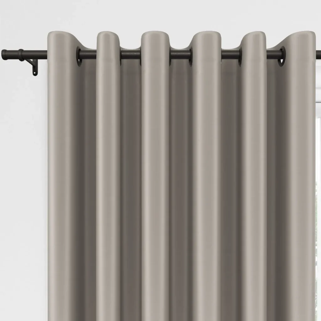 Office Curtains – Koi Faux Silk Brown 5 Office Curtains – Koi Faux Silk Brown