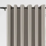 Office Curtains – Koi Faux Silk Brown