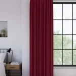 Office Curtains – Saffron Crimson Blackout