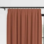 Office Curtains – Saffron Terracotta Blackout